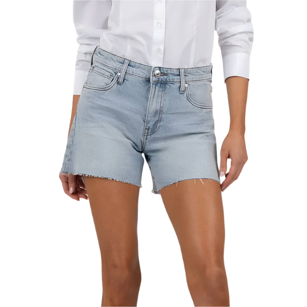 Kut Jane High Rise Raw Hem Long Shorts WOMEN - Clothing - Shorts Kut from the Kloth