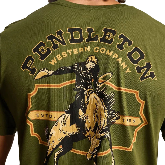 Pendleton Men's Western Company Olive Graphic Tee MEN - Clothing - T-Shirts & Tanks Pendleton