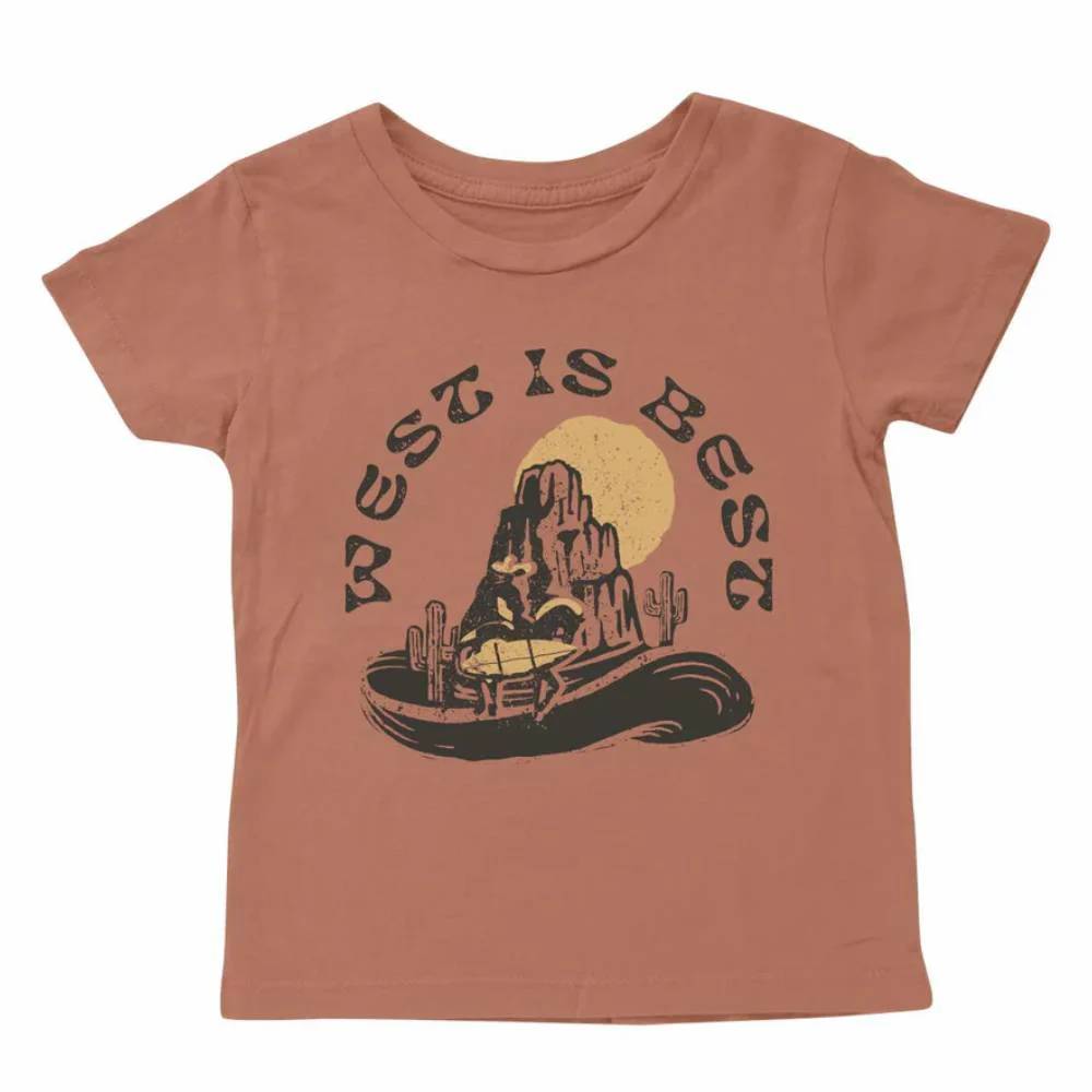 Tiny Whales Boy's "West Is Best" Tee KIDS - Boys - Clothing - T-Shirts & Tank Tops Tiny Whales   