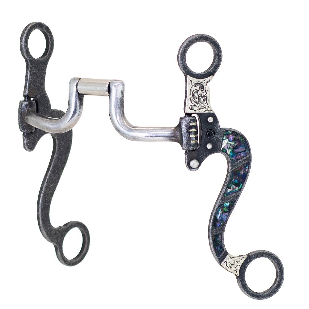 Black Pearl Hinged Port Bit - Teskeys