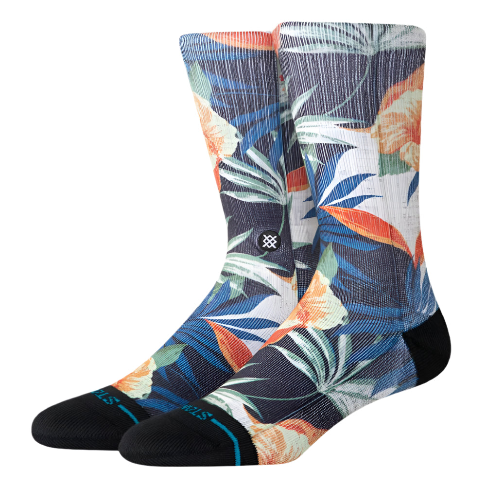 Stance Men's Poly Blend Crew Socks - Black