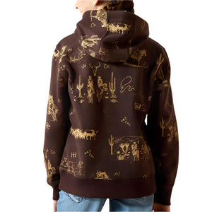 Ariat Girl's Ranch Scene Hoodie KIDS - Girls - Clothing - Sweatshirts & Hoodies Ariat Clothing   