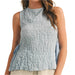 * Crinkle Side Tie Tank Top - FINAL SALE WOMEN - Clothing - Tops - Sleeveless En Merci