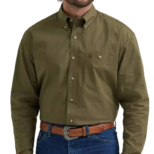Wrangler Men's George Straight Button Down Shirt MEN - Clothing - Shirts - Long Sleeve Wrangler