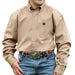 Cinch Boy's Solid Khaki Button Down Shirt KIDS - Boys - Clothing - Shirts - Long Sleeve Shirts Cinch