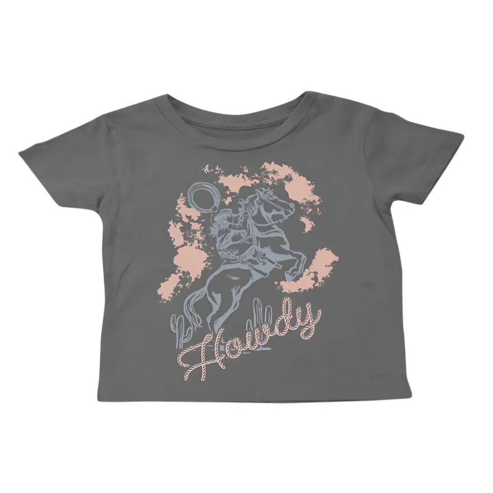 Tiny Whales Girl's "Howdy Darlin" Boxy Tee KIDS - Girls - Clothing - T-Shirts Tiny Whales   