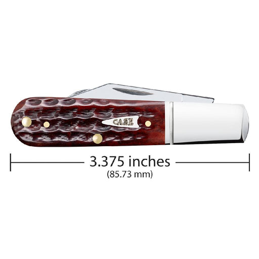 Case Barlow - Pocket Worn Mahogany Bone w/Fluted Bolsters Knives W.R. Case