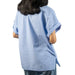 Virginia Stripe Sky Blue Top WOMEN - Clothing - Tops - Short Sleeved Olivaceous