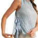 * Crinkle Side Tie Tank Top - FINAL SALE WOMEN - Clothing - Tops - Sleeveless En Merci
