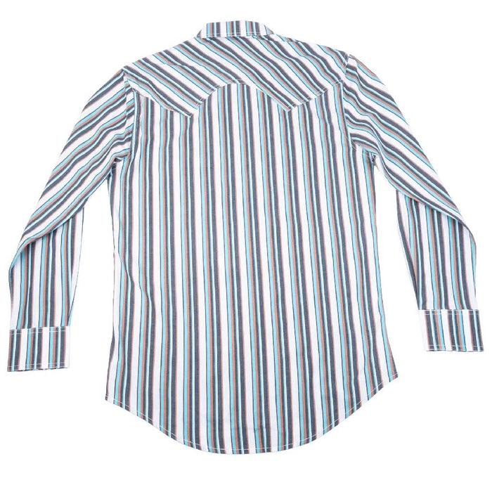 Rock & Roll Denim Men's Stripe Koe Wetzel Pearl Snap Western Shirt MEN - Clothing - Shirts - Long Sleeve Panhandle