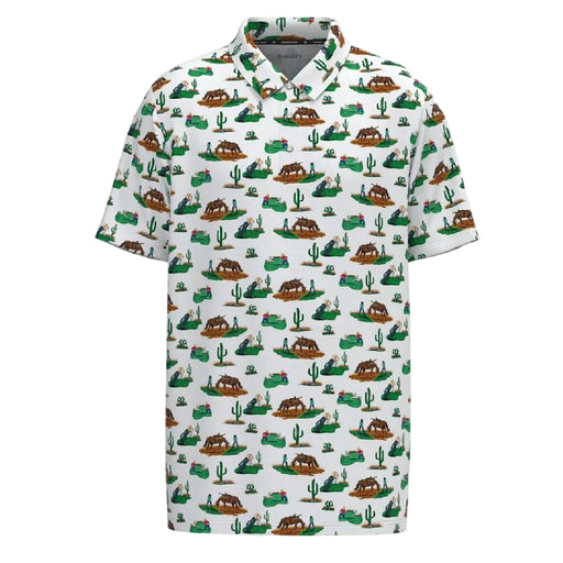 Hooey Men's Drive Cowboy Golf White Polo Shirt MEN - Clothing - Shirts - Short Sleeve Hooey