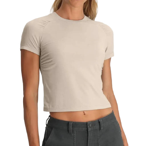 Free Fly Elevate Lightweight Fitted Tee - Heather Birch WOMEN - Clothing - Tops - Short Sleeved Free Fly Apparel