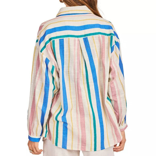 Sage The Label Sail Away Button Up Stripe Top WOMEN - Clothing - Tops - Long Sleeved Sage The Label