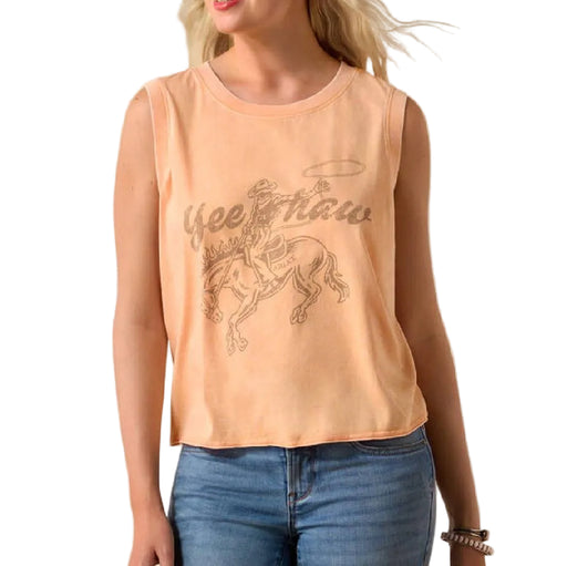 Ariat Women's Wild Roper Orange Chiffon Tank WOMEN - Clothing - Tops - Sleeveless Ariat Clothing