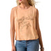 Ariat Women's Wild Roper Orange Chiffon Tank WOMEN - Clothing - Tops - Sleeveless Ariat Clothing