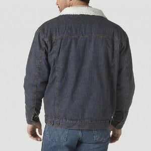 Wrangler Sherpa Lined Denim Jacket - Rustic MEN - Clothing - Outerwear - Jackets Wrangler   