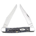 Case Muskrat - Pocket Worn Gray Bone Crandall Jig Knives W.R. Case