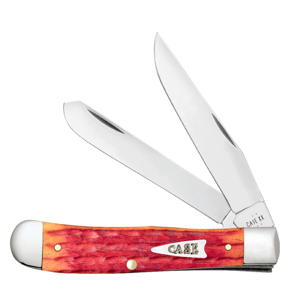 Case Trapper - Kinfolks Jig Indian Paint Brush Bone Knives W.R. Case