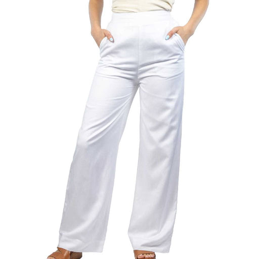 Essential Wide Leg White Pant WOMEN - Clothing - Pants & Leggings Rhythm