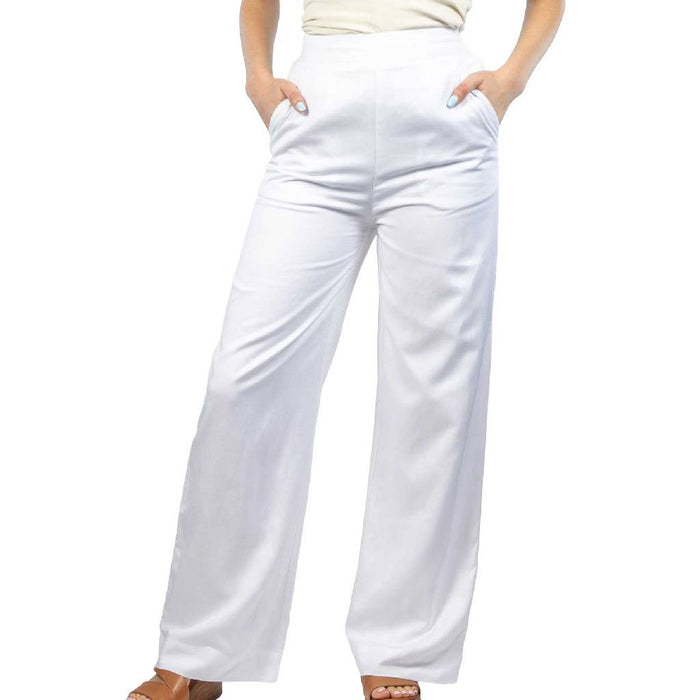 Essential Wide Leg White Pant WOMEN - Clothing - Pants & Leggings Rhythm