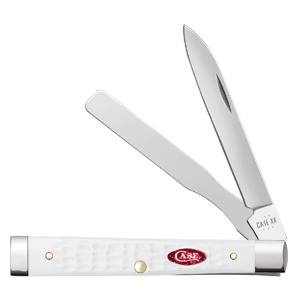 Case Sparxx White Jigged Synthetic Baby Doc Knives - Knives W.R. Case