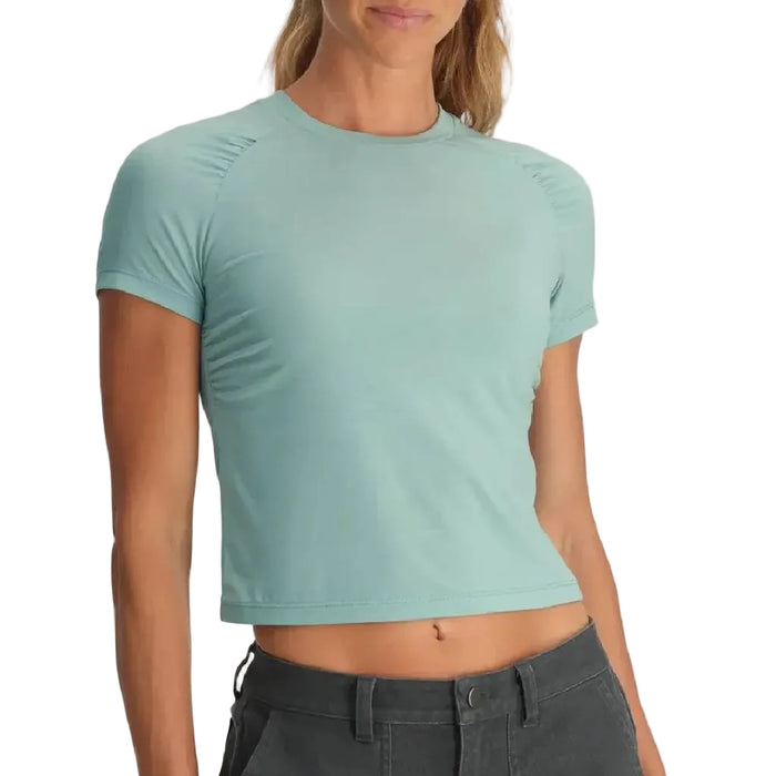 Free Fly Elevate Lightweight Fitted Tee - Ocean Mist WOMEN - Clothing - Tops - Short Sleeved Free Fly Apparel