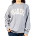 Teskey's Varsity Font Hoodie Sweater - Gray/Natural TESKEY'S GEAR - Sweatshirts & Hoodies Teskey's