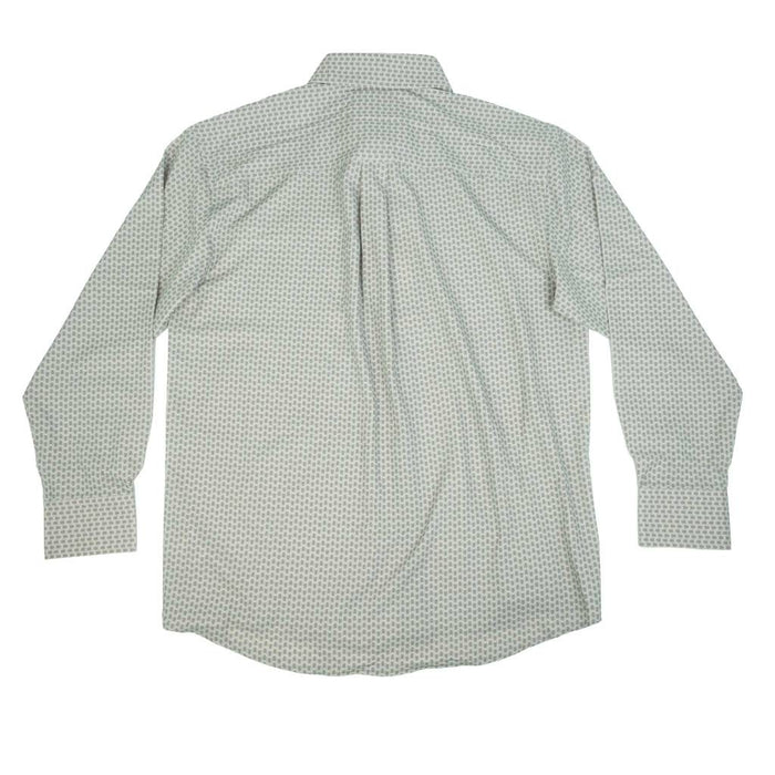 Wrangler Men's George Straight Performance Brown Arrows Button Down Shirt