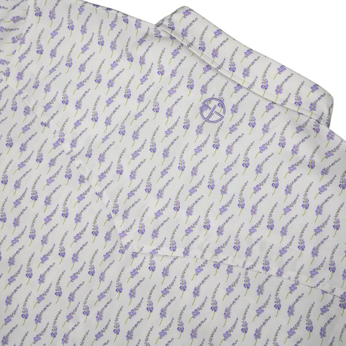 San Jac Boy's Performance Lone Star Blue Bonnet Snap Shirt