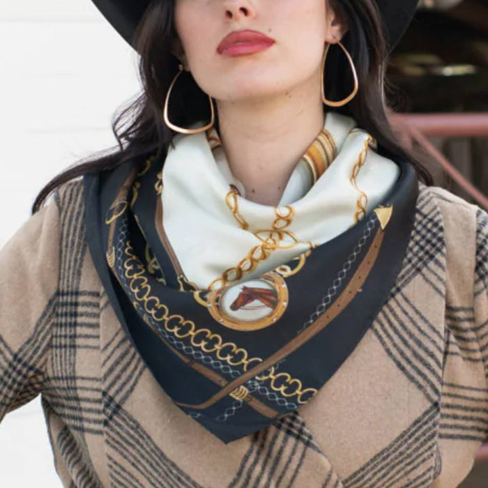 Fringe Scarves "Belmont" Long Wild Rag ACCESSORIES - Additional Accessories - Wild Rags & Scarves Fringe Scarves   