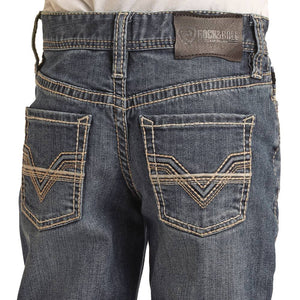 Rock & Roll Denim Boy's Two Tone Stitch Bootcut Jeans KIDS - Boys - Clothing - Jeans Panhandle   