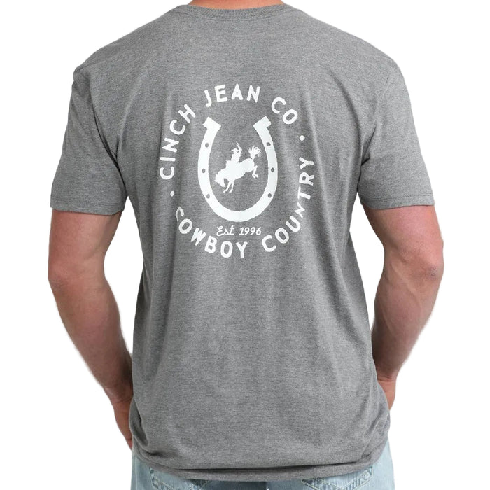 Cinch Men's Cowboy Country Grey Tee