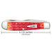 Case Kinfolks Jig Indian Paint Brush Bone Trapper Knives W.R. Case