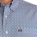 Cinch Men's Arenaflex Geo Lilac Button Down Shirt MEN - Clothing - Shirts - Short Sleeve Cinch