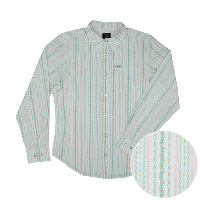 San Jac Men's Performance Wallflower Floral Snap Shirt