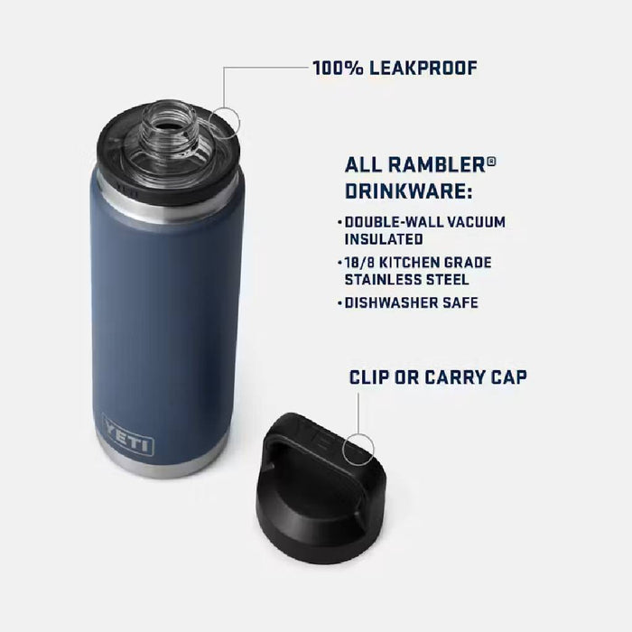 Yeti Rambler 26oz Bottle Chug - Sea View