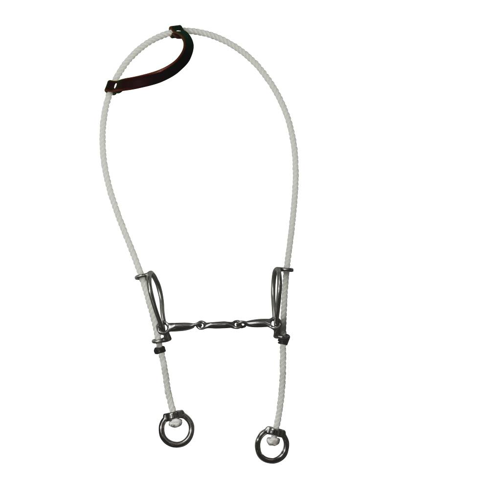 Professional's Choice Rope Gag Three-Piece Snaffle Tack - Bits, Spurs & Curbs - Bits Professional's Choice   