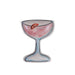 Hand Painted Stonewear Cocktail Shape Dish HOME & GIFTS - Tabletop + Kitchen - Serveware & Utensils Creative Co-Op Margarita