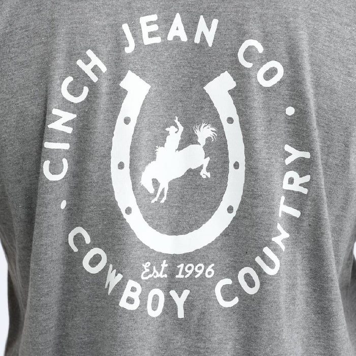 Cinch Men's Cowboy Country Grey Tee