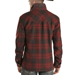 Powder River Men's Plaid Wool Coat - FINAL SALE MEN - Clothing - Outerwear - Jackets Panhandle   