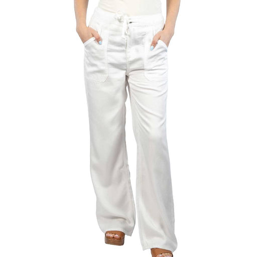 Flag & Anthem Women's Bluffton Wide Leg White Pull On Pant WOMEN - Clothing - Pants & Leggings Flag And Anthem