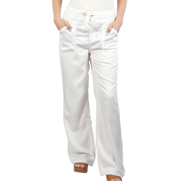 Flag & Anthem Women's Bluffton Wide Leg White Pull On Pant WOMEN - Clothing - Pants & Leggings Flag And Anthem
