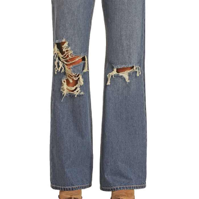 Rock & Roll Denim Women's Distressed Jean - FINAL SALE WOMEN - Clothing - Jeans Panhandle