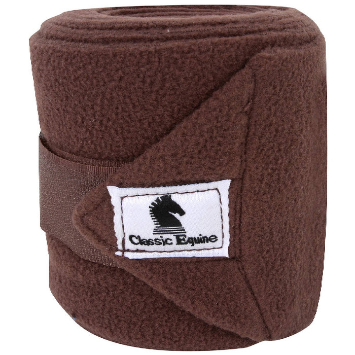 Classic Equine Polo Wrap Tack - Leg Protection Classic Equine Chocolate