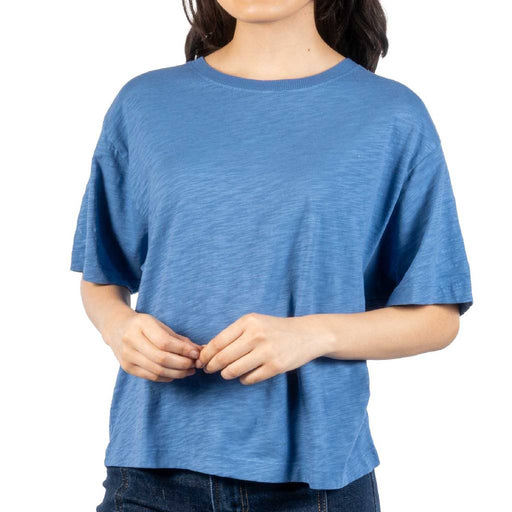 Dylan Loose Crew Bay Blue Tee WOMEN - Clothing - Tops - Short Sleeved Dylan