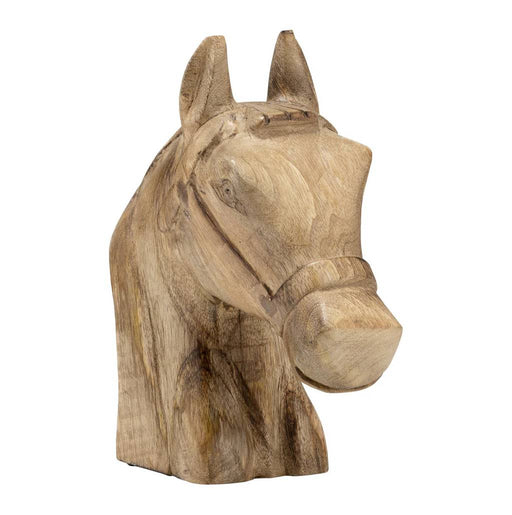 Sagebrook Home Brown Wood Horse Head HOME & GIFTS - Home Decor - Decorative Accents Sagebrook Home