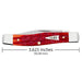 Case Kinfolks Jig Indian Paint Brush Bone Medium Stockman Knives W.R. Case