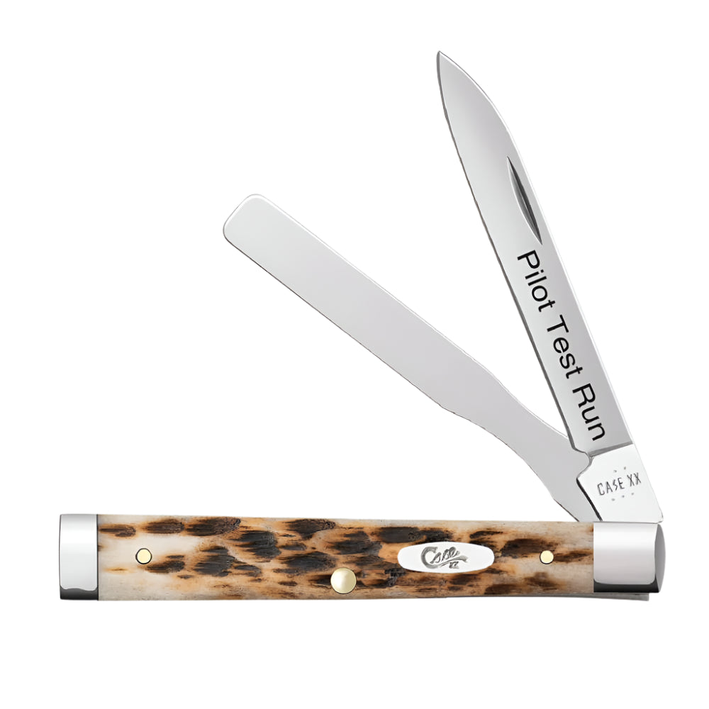 Case Amber Bone Peach Seed Baby Doc - Limited Edition Knives - Knives W.R. Case