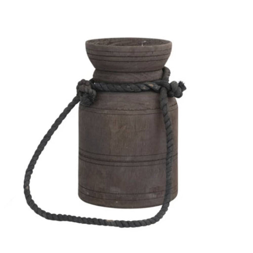 Found Wood Jug Rope Handle HOME & GIFTS - Home Decor - Decorative Accents Creative Co-Op Medium  