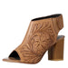 Roper Women's Mika Open Toe Tan Leather Sandal WOMEN - Footwear - Heels & Wedges Roper Apparel & Footwear